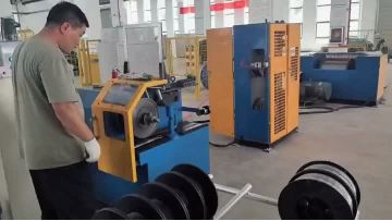 Flux-cored welding wire production and processing equipment