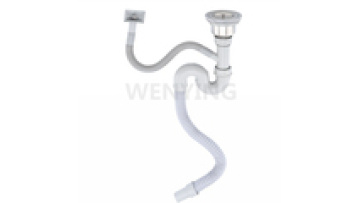 Modern Gray Poly Bag Kitchen Sink Strainer Set - WY1021