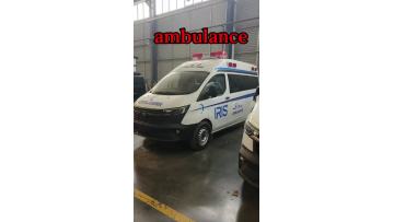 Left steering wheel ambulance