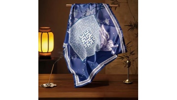 Liuguang Square Silk Scarf