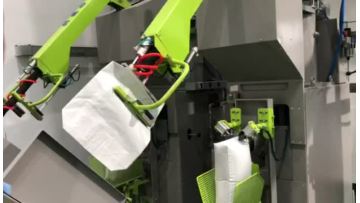 Pneumatic valve packing machine