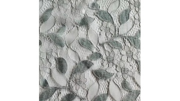 2024 Hot  Light grey Rope Embroidery Bridal Tulle Lace For Bridal Evening Dress Fabric1