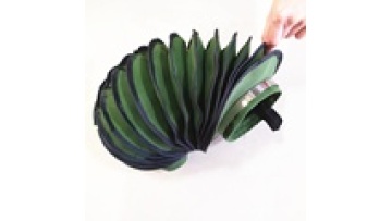 Factory price Green canvas with zipper screw bellows cover for CNC milling machine1