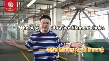 Do you know what kinds of abrasive filaments work best for metal rust removal or stone polishing?