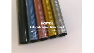 High strength color carbon fiber pipe red carbon fibre tube1