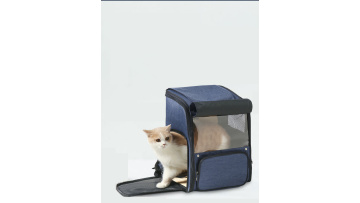Oxford cloth pet expansion go out portable shoulder rear expansion pet bag can carry dogs and cats1