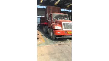 Telescopic trailer heavy load test5