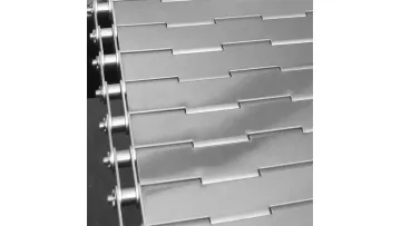 Sheet Metal Horizontal Perforated Chain Chip Link Plate Conveyor Hinged Belt1