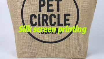 Burlap Jute Tote Bags