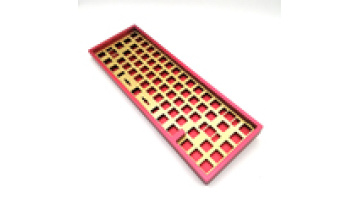 custom 100%/80%/60% CNC mechanical game keyboard aluminum case brass positioning plate cnc keyboard1