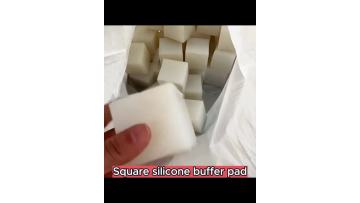 Square silicone buffer pad
