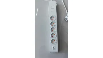 5 Way Extension Socket with 1 3.4A USB and 2 Type C1
