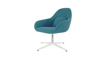 Hotel Furniture Molded Injection Foam Swivel Lift Contract Furniture Multiple Purpose Office Staff Task Leisure Chair for Reception Waiting Area For Sale