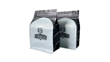 Wholesale Custom Printed Design Waterproof Resealable Zip Lock Flat Bottom Side Gusseted 12oz Coffee Bag1