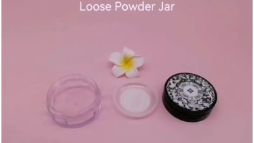 30ml loose powder jar with mirror QX5013F