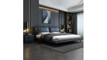 Manufactory Wholesale bedroom furniture leather bed frame modern king size queen Oem Factory Price1