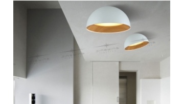 Wood Grain Ceiling Lamp
