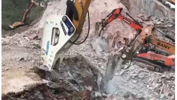 Hydraulic Breaker Work Videos