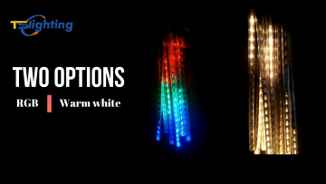 Waterproof solar rgb meteor snow shower falling rain drop icicle christmas tree party led string garden lights outdoor decor1