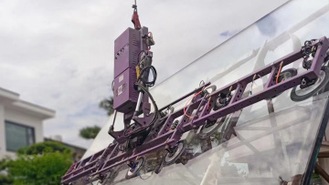 Hydraulic Vacuum Lifter for Handling Glass