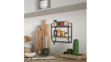 Bathroom Shelf with Towel Bar