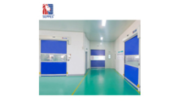 Hot selling door industrial automatic air shower room high speed PVC warehouse roll up door1