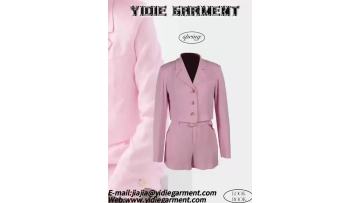 long sleeve pink jacekt suit