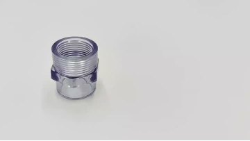 clear  pvc   female adapter