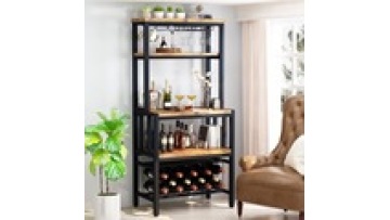 hot sale Custom European modern Style iron work Living Room supermarket bar Wall Mounted storage Cabinet Display wine rack1