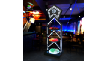 Luminous Fruit Rack - Multi-Level Snack Dish with LED Lighting1