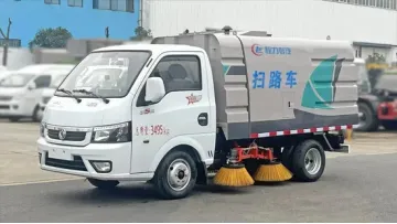High-Quality Compact Dongfeng 4X2 4-Ton Washer-Sweeper Truck Street Sweeper Truck1