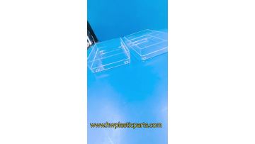 Stackable injection molding box