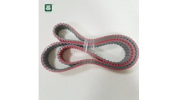 High Quality PU Steel Cord Timing Belt  Industrial Transmission Belt Red Pu Timing Belt1