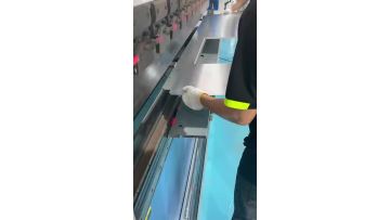 The bending process of the door panel