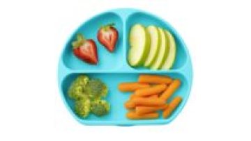 Wholesale Bpa free Custom Food Grade Silicone Baby Suction Plate Divided Baby Toddler Plate Baby Feeding Tableware1