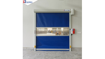 Automatic warehouse dustproof sealing stainless steel fast rolling door Food workshop warehouse fast rolling shutter door1