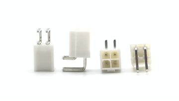 4.2mm Pitch Wafer Pin header Connector Dual Row Right Angle PA66 Material Glow Wire 2*2P