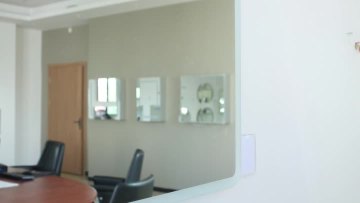 Waterproof fogless shower mirror