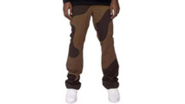 Custom Denim Cotton pants Wholesale Patchwork Men Stacked Slim Jeans1