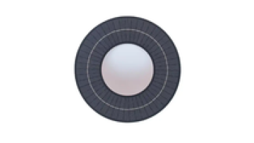 Factory Environmental Protection small solar panel 0.65w 6v Pet Laminated Outdoor Round Solar Panel For Flame Lamp1