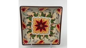 JD8076 Sunflower Printed  Melamine Plates