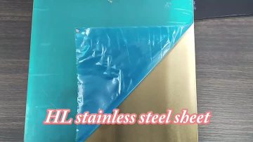 Stainless Steel Brushed Red Copper Plate