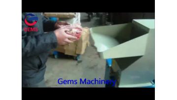 Frozen meat crusher machine