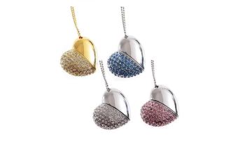 Fashion Creative Female Music Metal USB Flash Drive