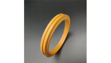 Polyimide filled PTFE cup seal