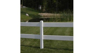 2 or 3 rail PVC horse ranch fence with nice outlook low price high quality, horse paddock fence/recinzioni per cavalli1