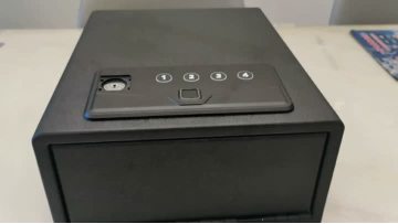 Open the case with the initial code 1234