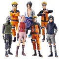 28cm Naruto Shippuden Anime Figure ROS Grandista Uzumaki Naruto Figure Uchiha Sasuke Hatake Kakashi Haruno Sakura Action Figures