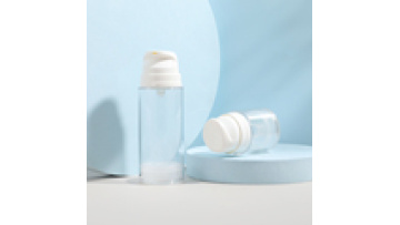 Transparent bottle foundation pump bottle customized airless pump bottle1