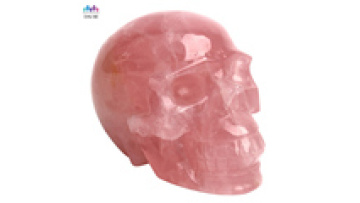 Wholesale Natural Crystal Skulls Rose Quartz Crystal Carving Crystal Skulls1
